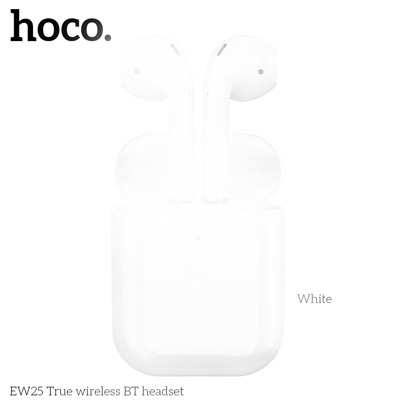 Tai nghe Bluetooth TWS Hoco EW25 W5.3, pin dùng 4H (Trắng) - Phụ Kiện 1986
