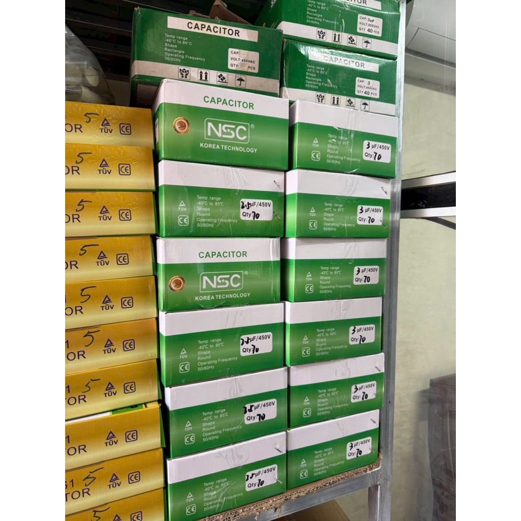 Tụ NSC   Tụ dành cho các loại quạt điện thông dụng