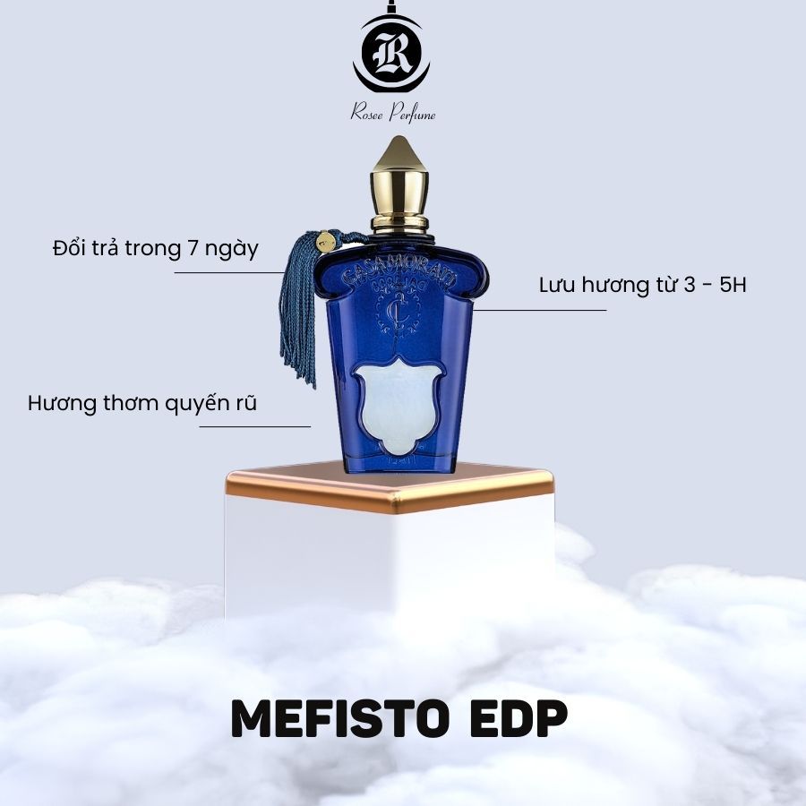 Nước hoa Mefisto, nước hoa nam thơm lâu nam tính, nhẹ nhàng, nịnh mũi chai 10ml, 20ml, 30ml | ROSEE 