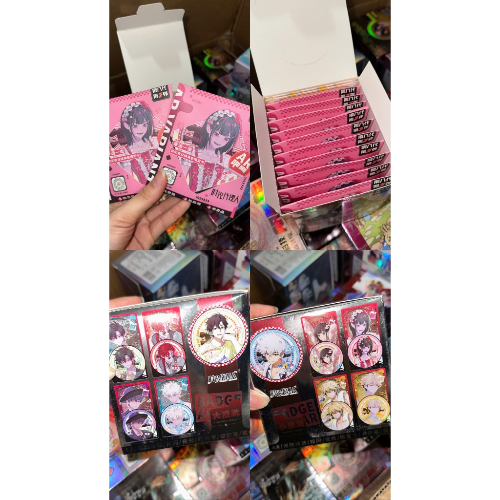 [SẴN/NEW] Combo nhân phẩm Link Click season 3 huy hiệu 75mm và thẻ flash BL blindbox Người đại diện 