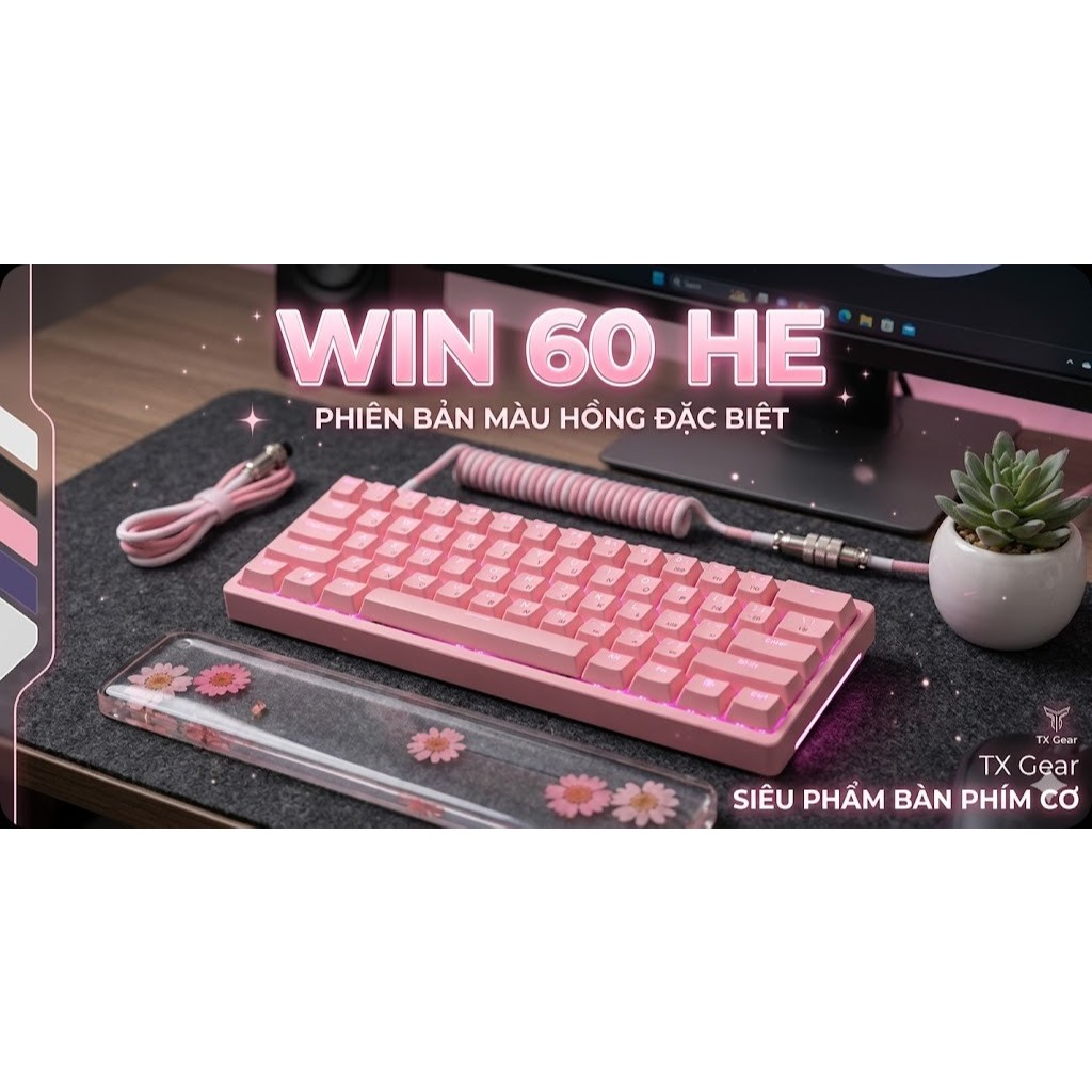Bàn Phím Cơ Gaming AULA WIN68 HE - WIN60 HE Rapid Trigger - bàn phím HE giá rẻ 1k - 8k Polling Rate