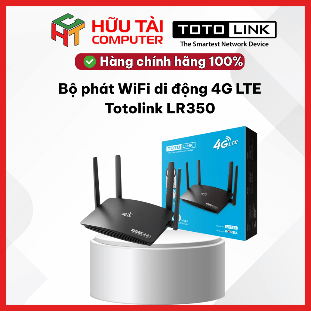 Bộ phát WiFi di động 4G LTE Totolink LR350