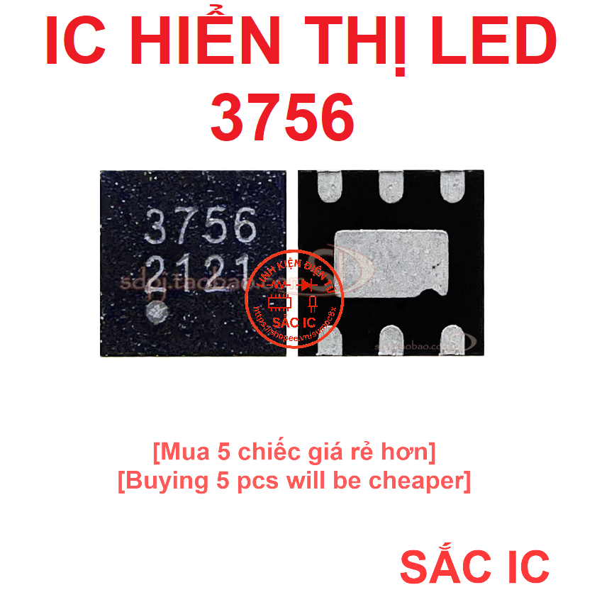 [DĐ][99] 3756 ic hiển thì LED - Mới nguyên bản - Original NEW