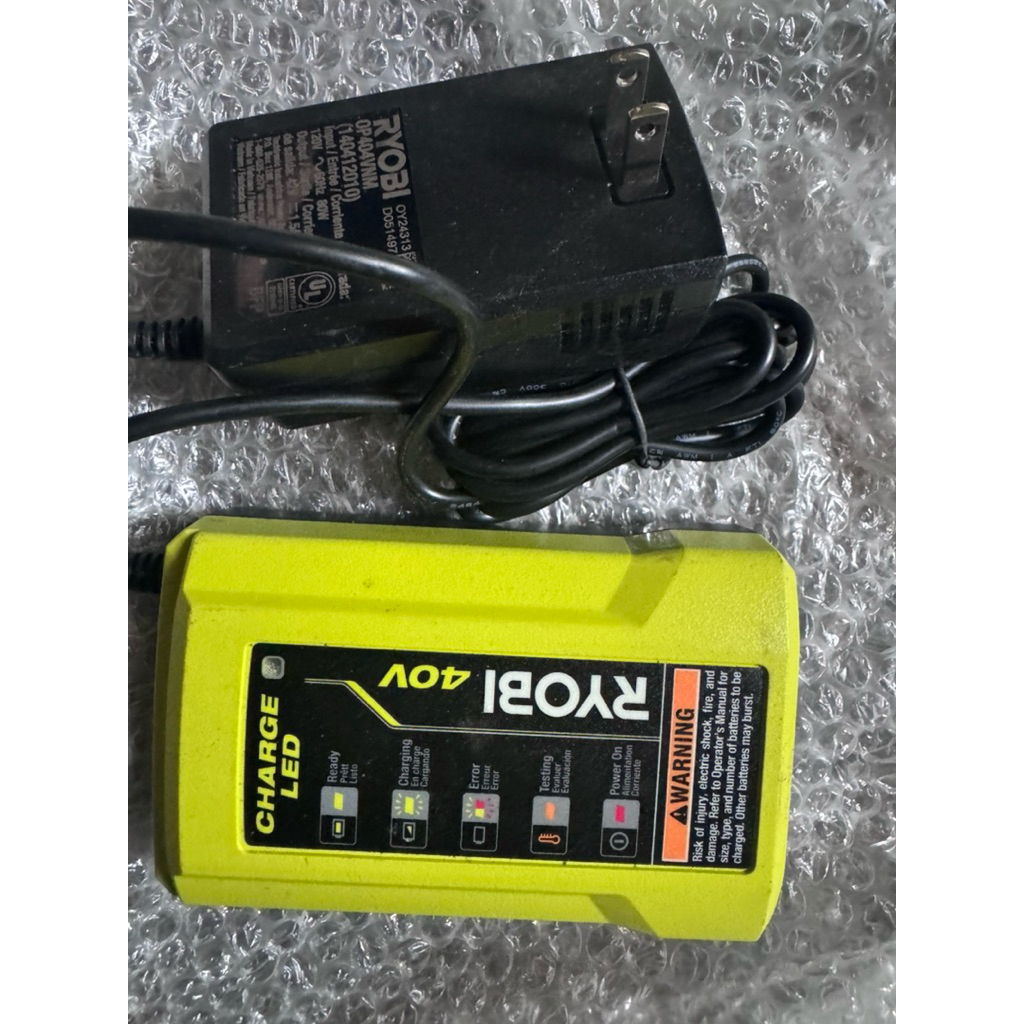 120V ~ 60Hz 80W(Bộ Sạc Pin Ryobi 40V Lithium-Ion