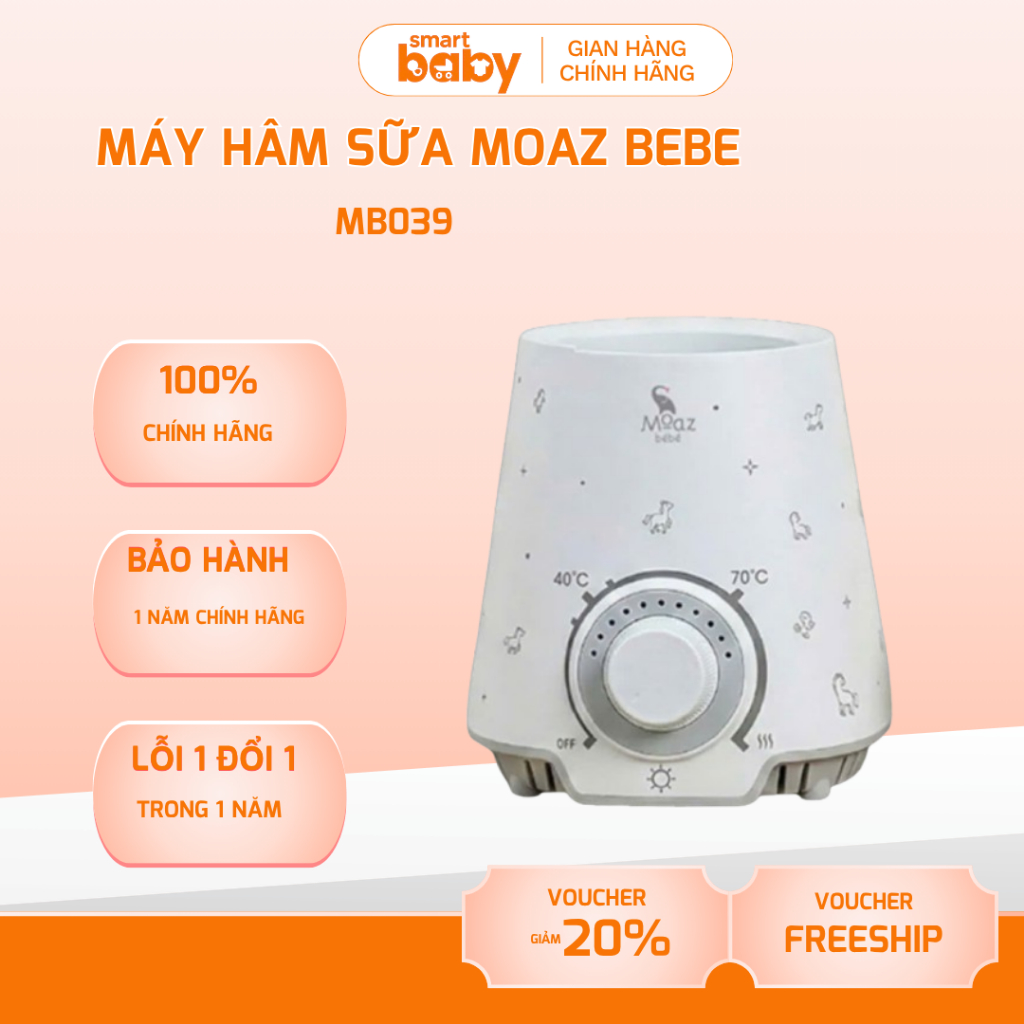 Máy hâm sữa Moaz bebe MB039