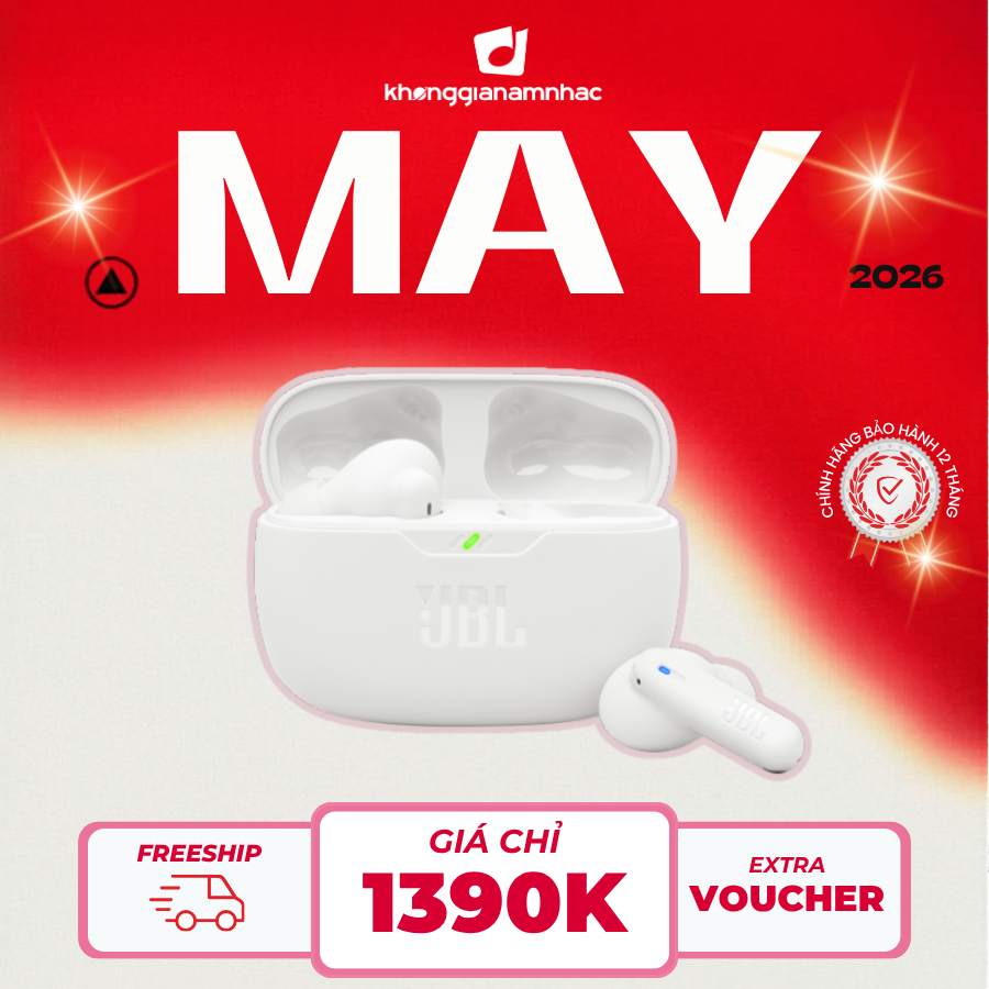 Tai Nghe Bluetooth True Wireless Chống Ồn JBL Wave Beam 2 - Chính hãng PGI