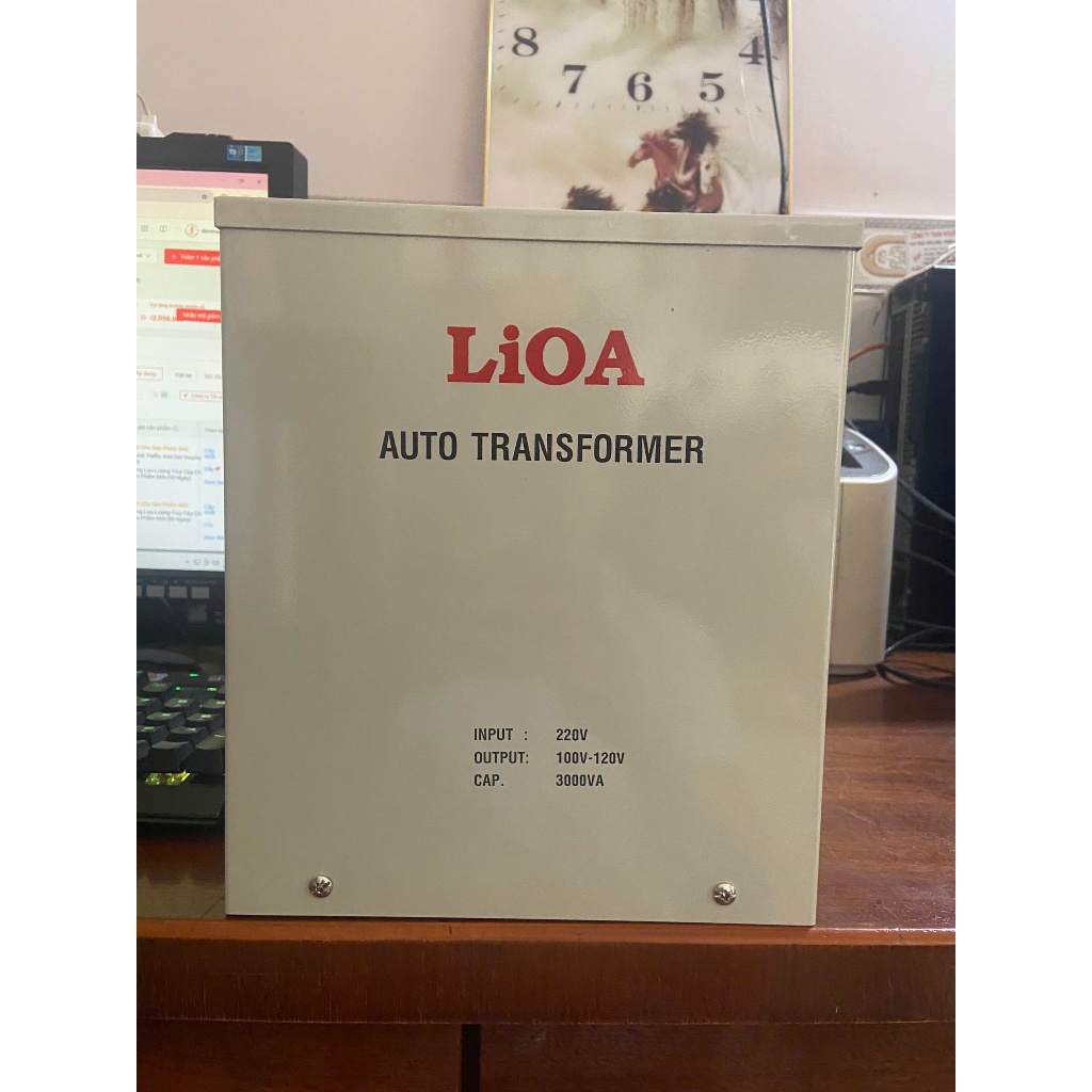 Biến áp đổi nguồn hạ áp LiOA 3000VA, đổi nguồn LiOA (điện vào 220V -điện ra 100V/120V) DN030
