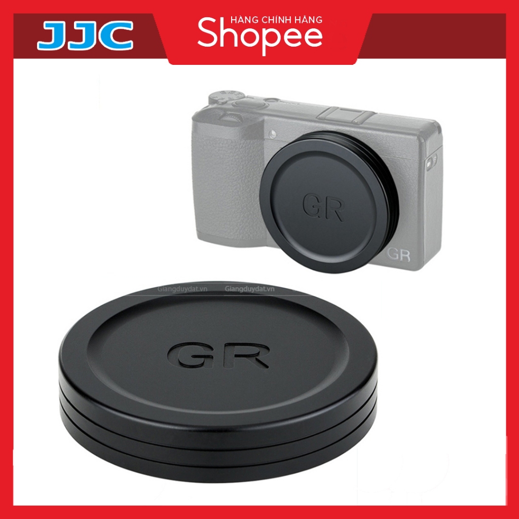 Nắp Lens Kim Loại JJC LC-GR3 và GR4 For Ricoh GR II GR III GR IIIx GR IV l JC ALC-GR3 / ALC-GR4 Cho 