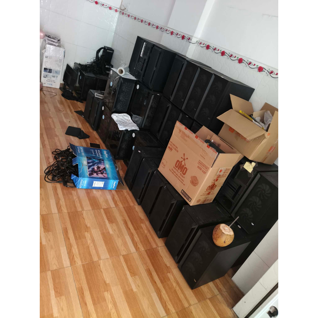 CASE CŨ FORM ATX 1 MẶT KINH CHẠY ĐƯỢC MAIN X99 DUAL