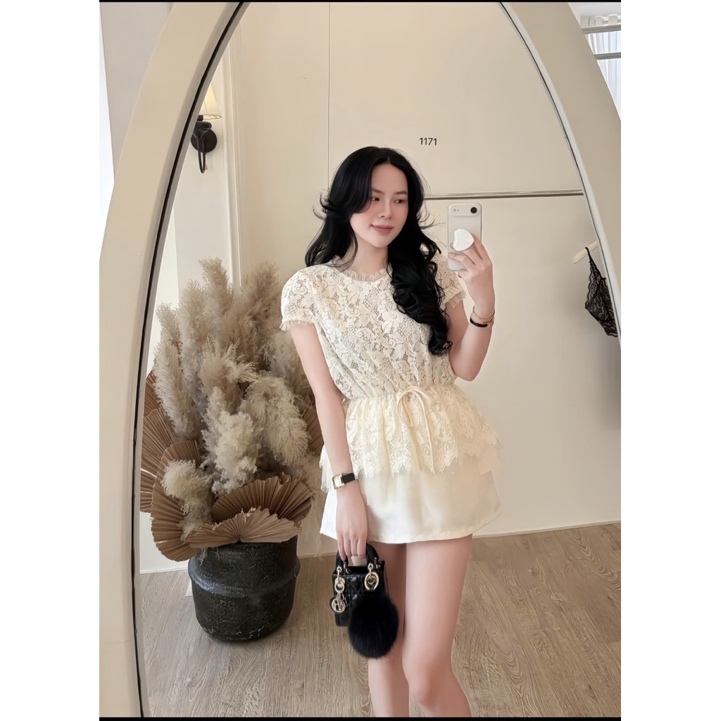 set áo ren tay hến, chân vây tafta bigsize | BigBuy360 - bigbuy360.vn