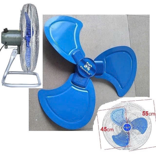 cánh quạt sàn nhôm 500, dùng cho Quạt sàn Komasu, Vinawind QS500
