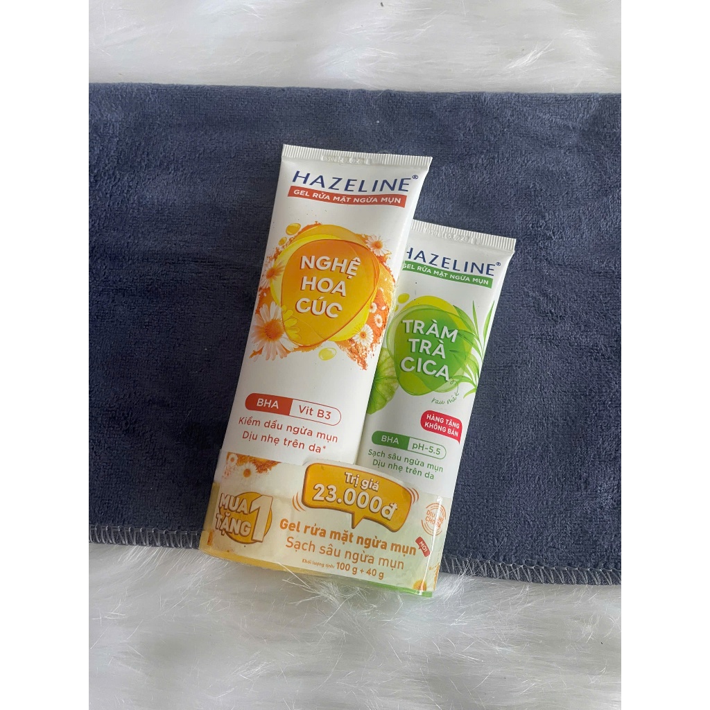 Sữa rửa mặt Hazeline 100ml nghệ