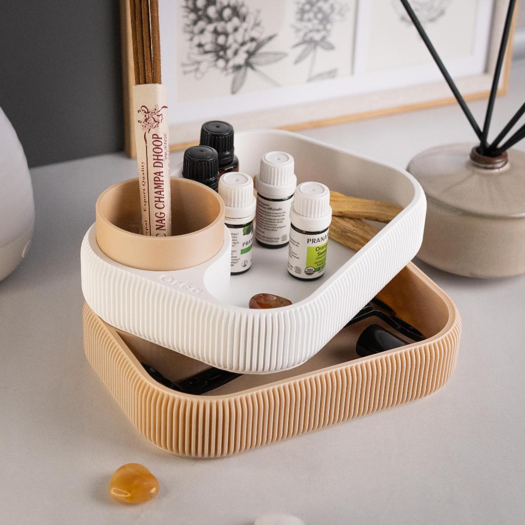 3D Printed Tiered Vanity Tray, Catch-All Jewelry Organizer