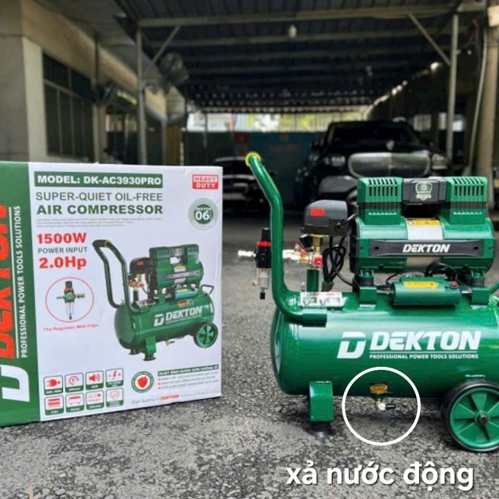 Máy nén Khí không dầu DEKTON DK-AC3930PRO-XPRO.