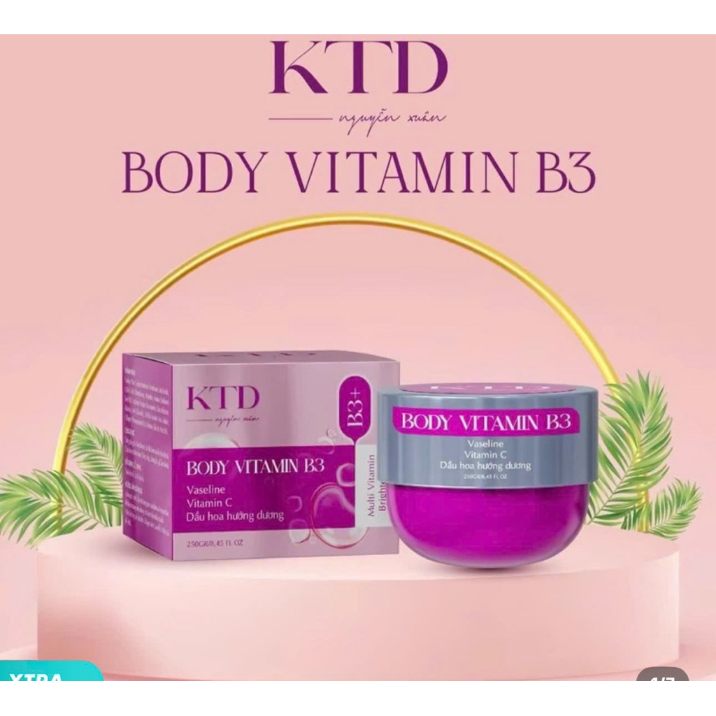 Kem body vitamin B3