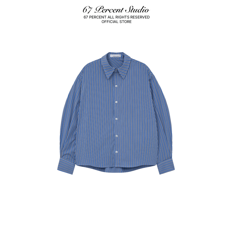 Áo Sơ Mi Dáng Rộng Tay Phồng 67PERCENT/67% - CONTOUR CUT SHIRT
