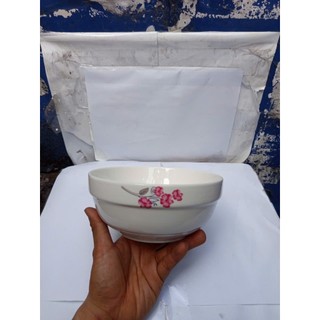 (mua 20c tặng 1c) tô sứ 18cm 15cm ngấn trắng tô sứ trắng nhiều size