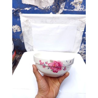 (mua 20c tặng 1c) tô sứ 18cm 15cm ngấn trắng tô sứ trắng nhiều size