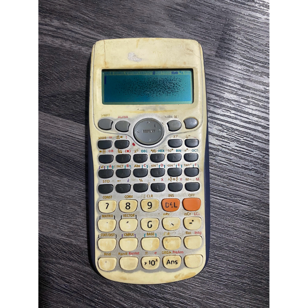 Máy tính Casio FX570 VN plus cũ, máy tính học sinh cũ thanh lý (MẤT Nắp)