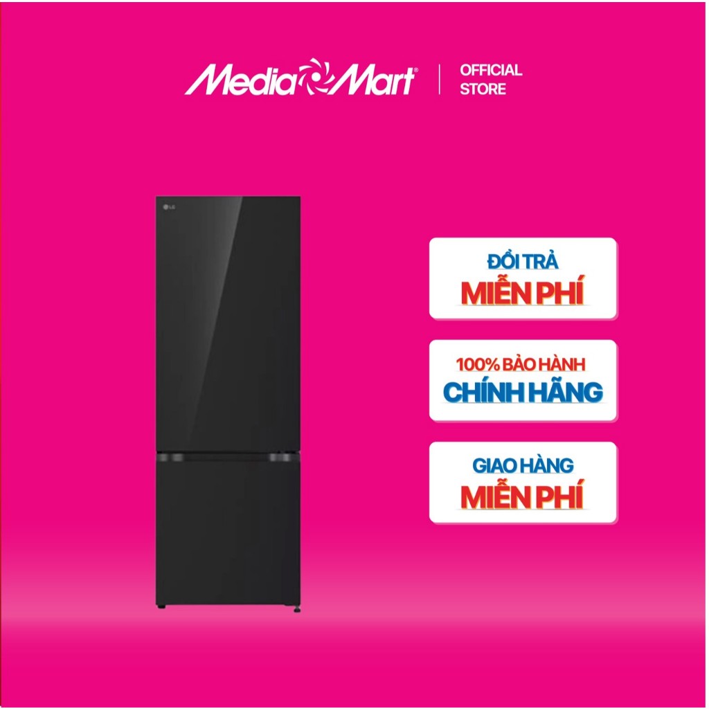 [SieuthiMediaMart] Tủ lạnh LG Inverter 335 Lít LBB33BLGA BH chính hãng-Ship0đ