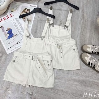 Váy yếm jean ngắn hàng QCL1