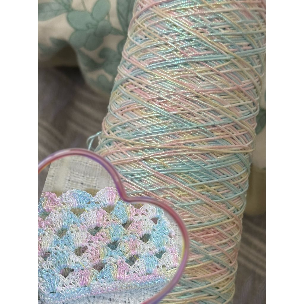 Sợi Fever loang đặc biệt cuộn 100gr móc túi xách handmade