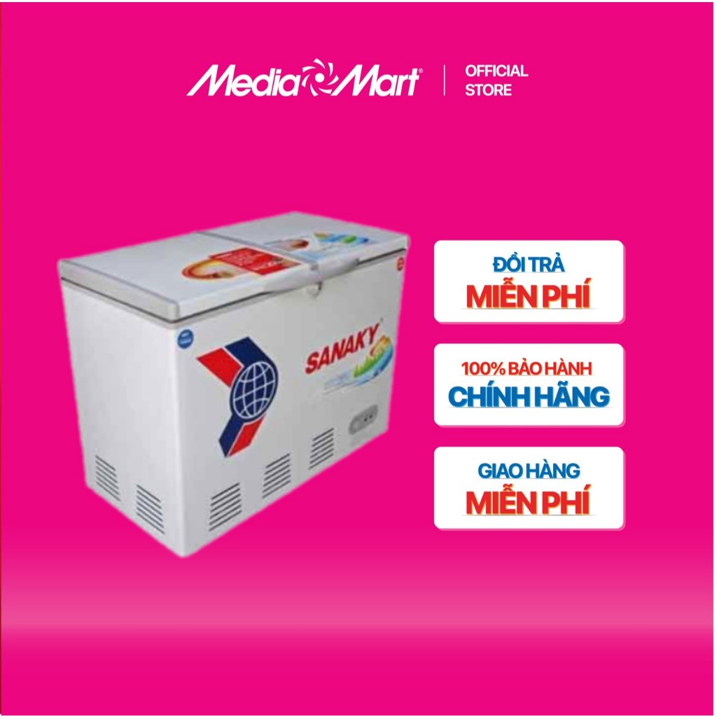[SieuthiMediaMart] Tủ đông Sanaky Inverter 761L VH-8699HY3 BH chính hãng-Ship0đ