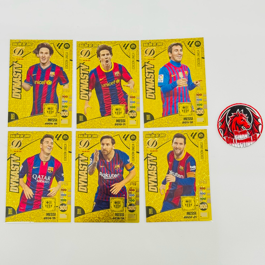 [ULTRA RARE SET] Thẻ bóng đá Ronaldo x Messi Dynasty Panini Laliga 2024/25 (Tặng thẻ ngẫu nhiên + to