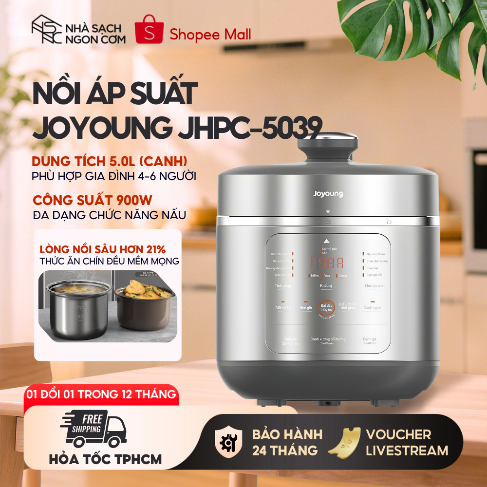 Joyoung Nồi áp suất 2 lòng nồi JHPC-5039 900W 5L