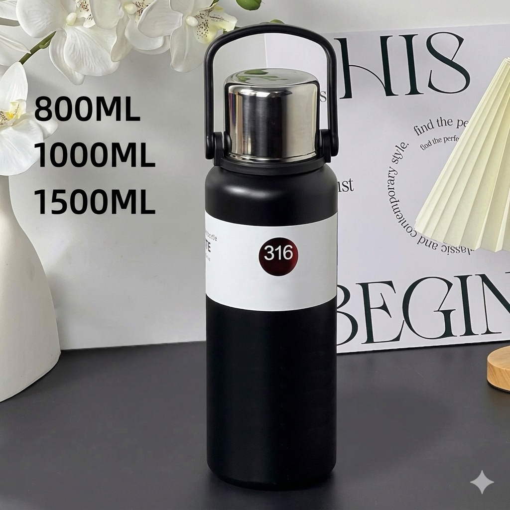 Bình giữ nhiệt Inox 316 cao cấp (800ml - 1000ml - 1500ml)
