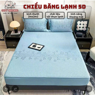 Chiếu Băng Lạnh F Mondle Ice Cao Cấp -Dày Dặn Chăn Thun Lạnh