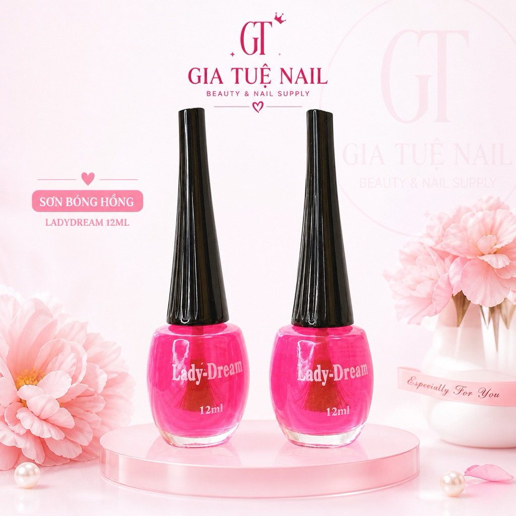 Sơn bóng hồng Ladydream - 12ml