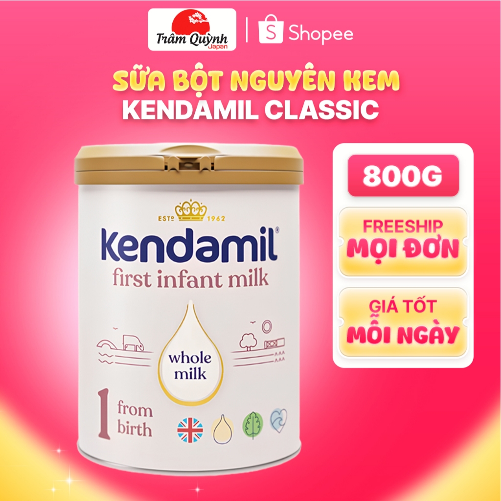 Sữa Bột Kendamil Classic Số 1,2 ,3 Lon 800g