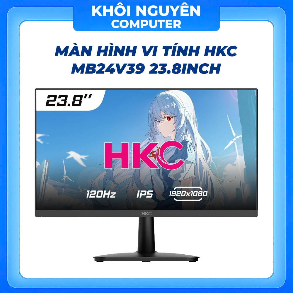 Màn Hình Máy Tính HKC MB24V39 24 Inch IPS 120Hz FHD 99% sRGB HDMI VGA Chính Hãng 2 Năm