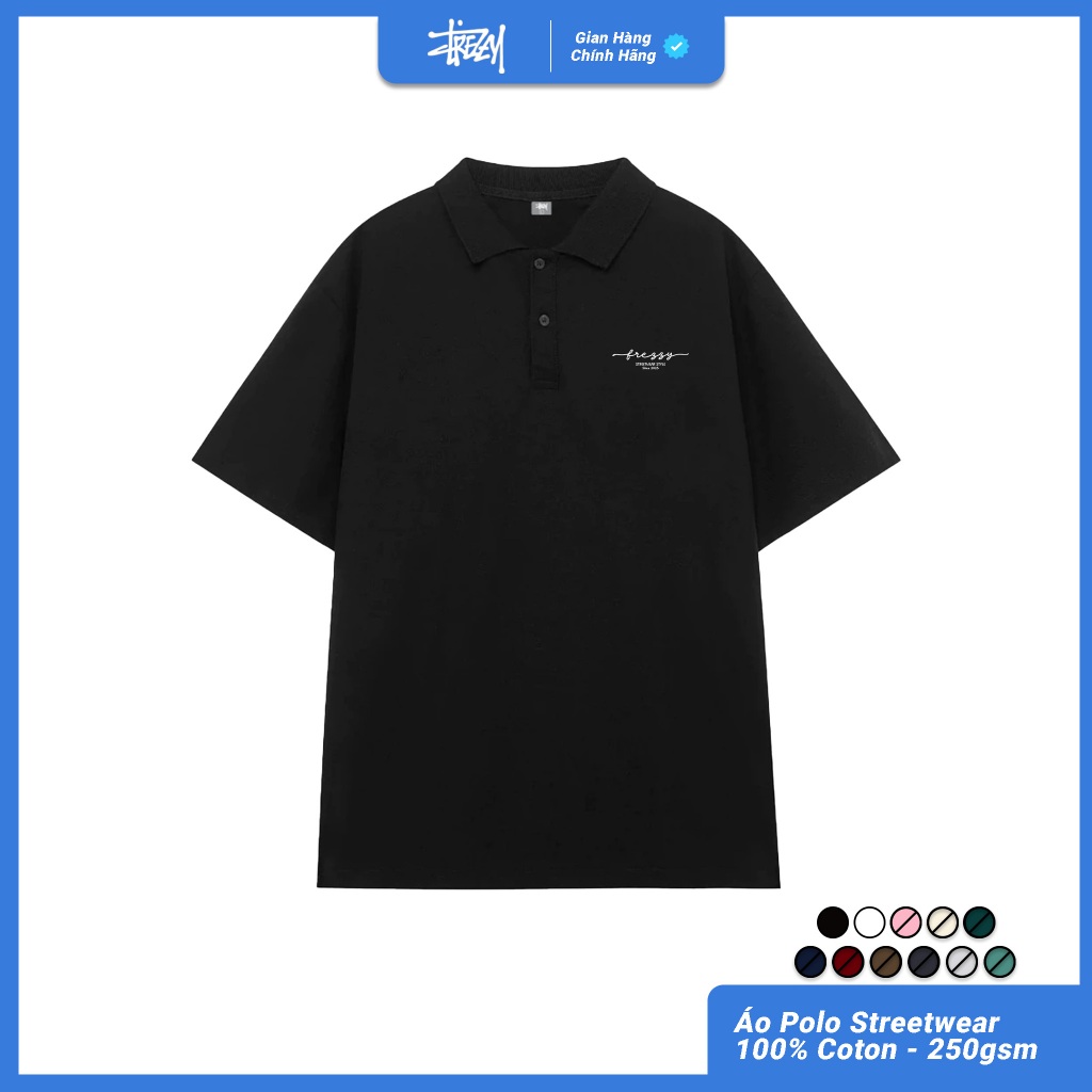 [NEW ARRIVAL] Áo Polo Frezzy/ Streetwear Cotton 100% Form Oversize Local Brand