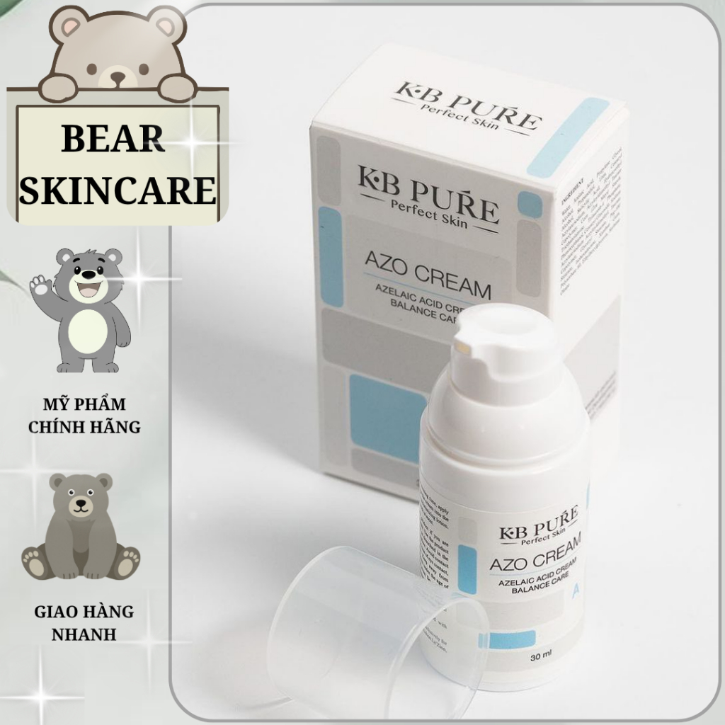 (Công ty) Kem Dưỡng Giảm Mụn KB Pure Azo Cream 30ml