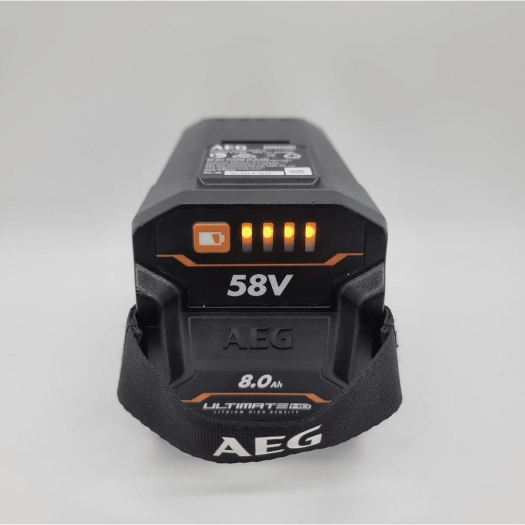 Pin AEG 58v 8A sử dụng cho tất cả dụng cụ AEG 58v ( máy cắt cỏ , cưa xích … )