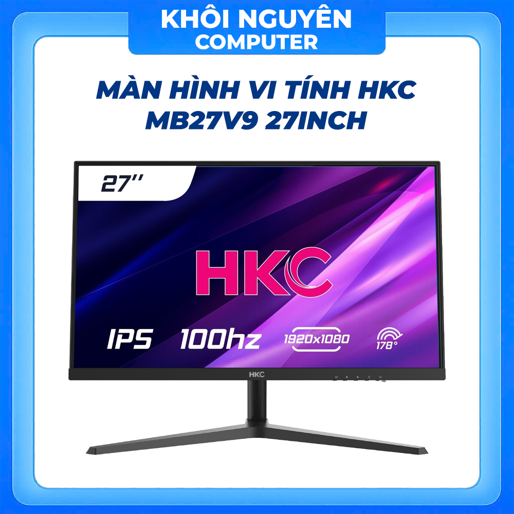Màn Hình Máy Tính HKC MB27V9 27 Inch IPS FHD 75Hz Full Viền HDMI VGA Chính Hãng 2 Năm