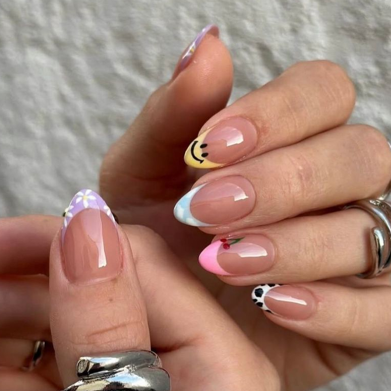 H099 nail box móng tay giả xinh xắn
