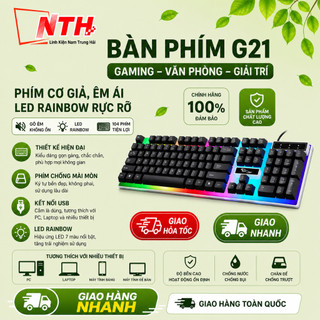Bàn phím G21 LED giả cơ game chuyên dụng