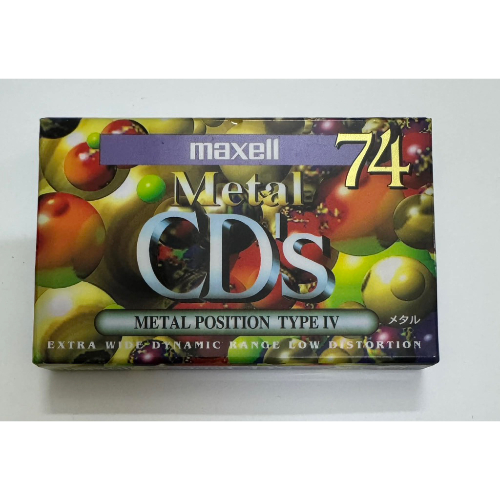 BĂNG CASSETTE NGUYÊN SEAL - Maxell Metal CD's 74 Metal (Type IV)