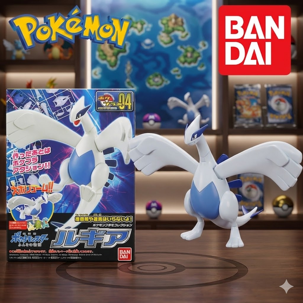 Mô Hình Pokemon Plastic Model Collection Series Lugia Chính Hãng Mô Hình Lắp Ráp Huyền Thoại Biển Cả