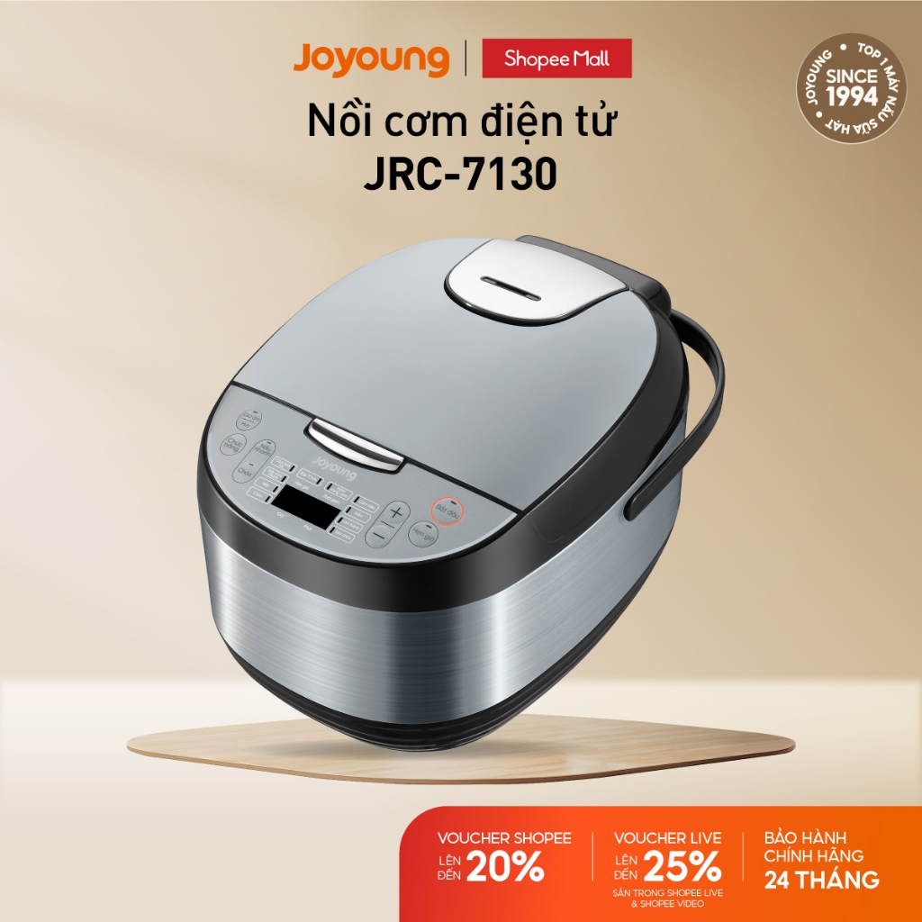 [Livestream] Nồi cơm điện tử 1.8L Joyoung JRC-7130 công suất 850W