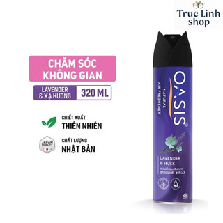 Xịt Phòng Oasis Natural 320ml chiết xuất thiên nhiên