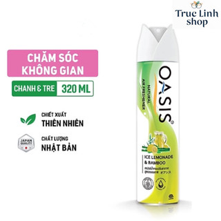 Xịt Phòng Oasis Natural 320ml chiết xuất thiên nhiên