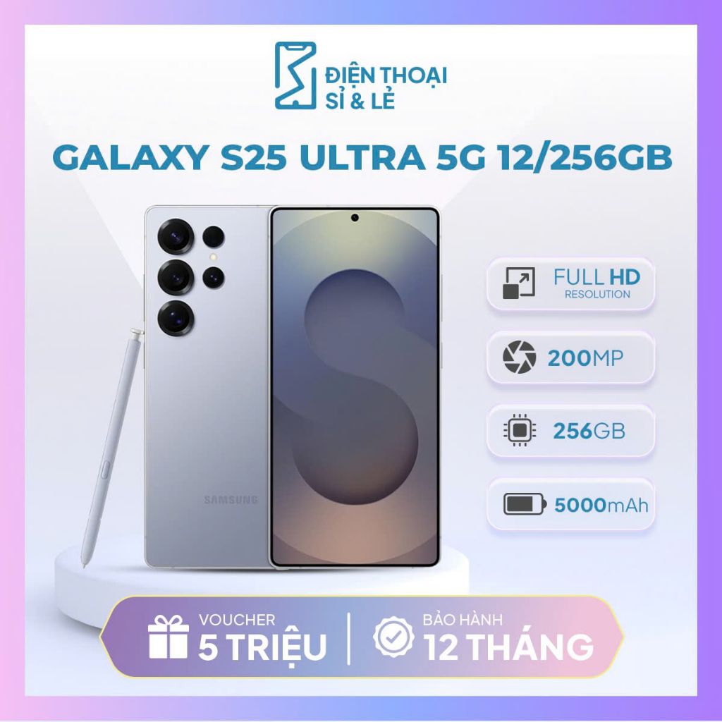 (Nguyên Seal) Điện thoại Samsung Galaxy S25 Ultra 12/256GB