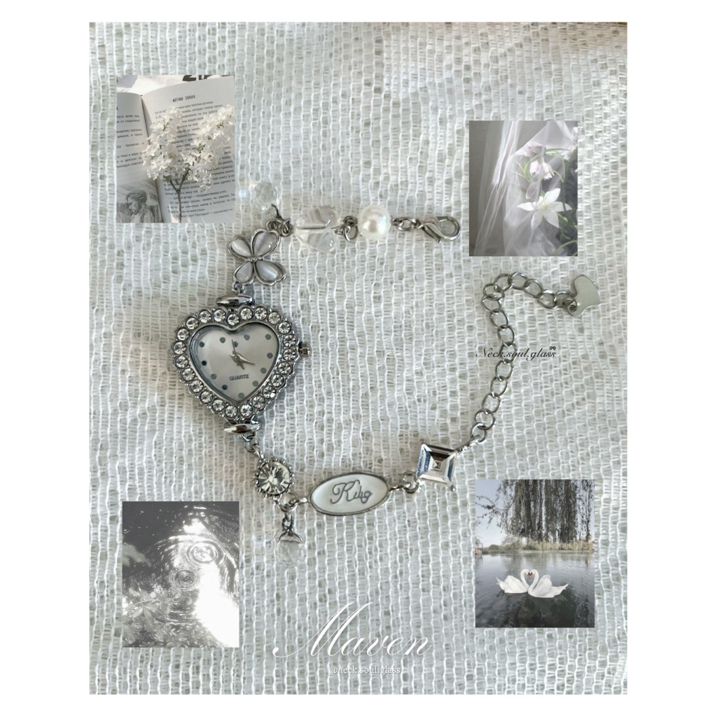 neck.soul.glass | Vòng Tay Đồng Hồ Nữ Custom ♡ MAVEN Watch Bracelet | ĐỌC KĨ MÔ TẢ + CHỌN ĐÚNG SIZE 