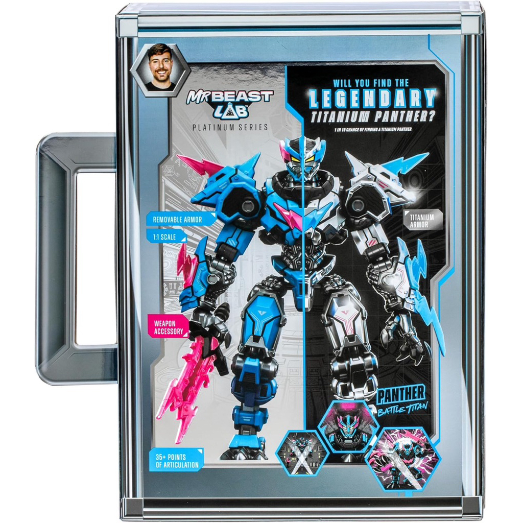 [Chính hãng] MrBeast Lab Platinum Series - Panther Battle Titan
