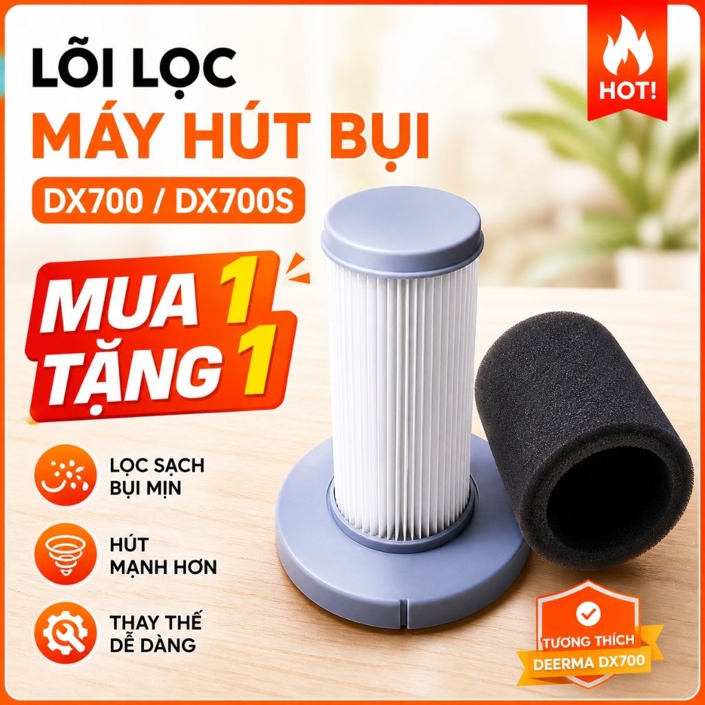 Bộ Lọc Cho Máy Hút Bụi Deerma Dx700 Dx700S