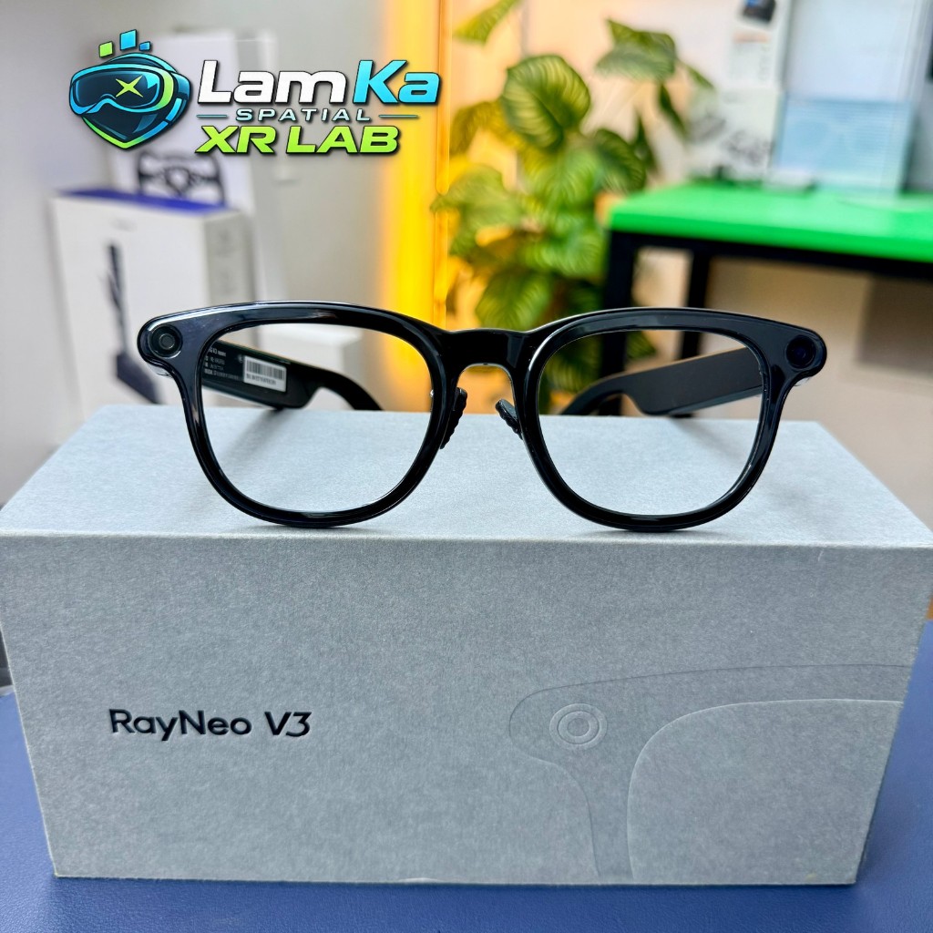 Smart AI Glasses RayNeo V3 - Kính Thông Minh - Camera POV 4K, Bluetooth, Nghe Gọi, AI Thông Minh